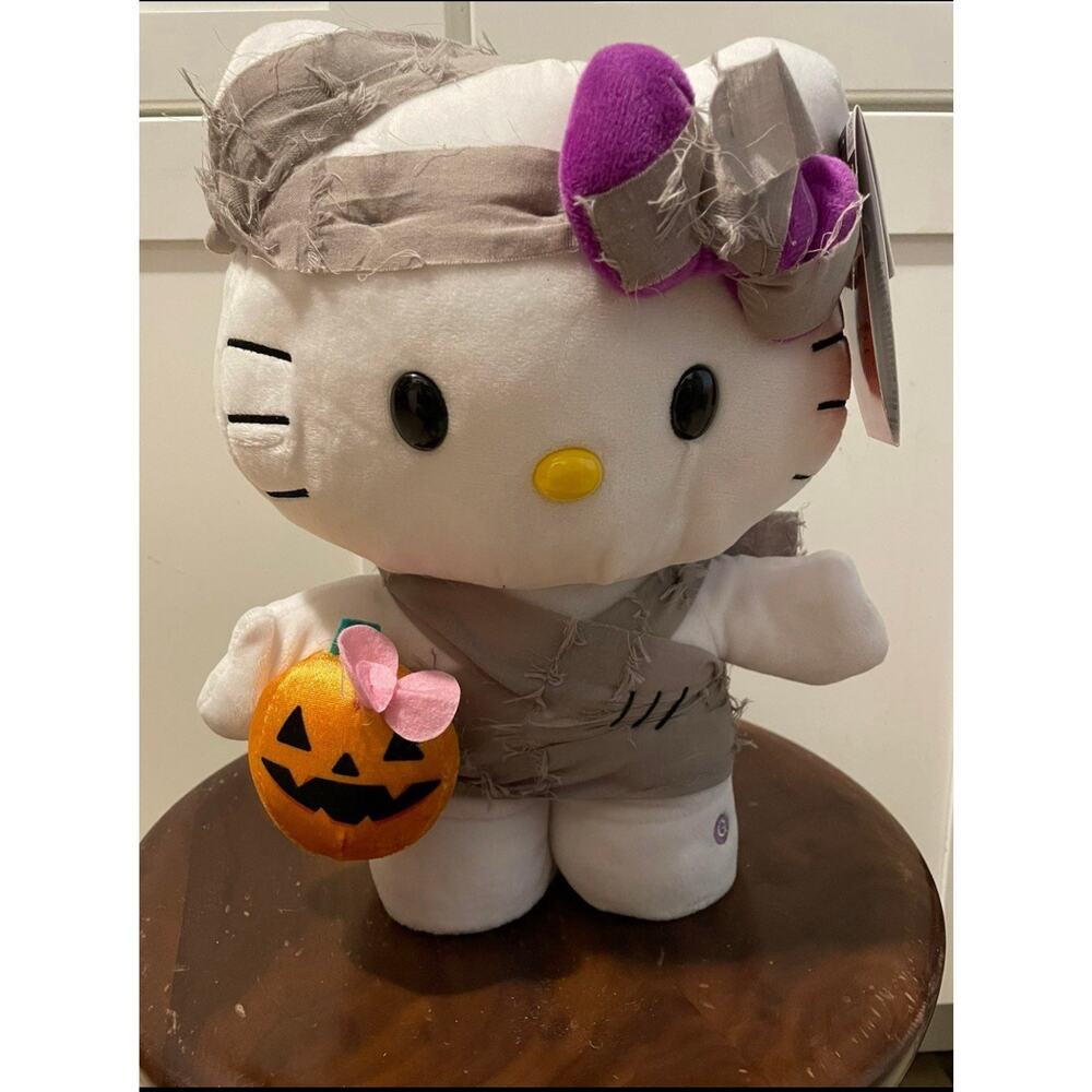 NEW HALLOWEEN HELLO KITTY MUMMY COSTUME PLUSH SIDE STEPPER! - 5041